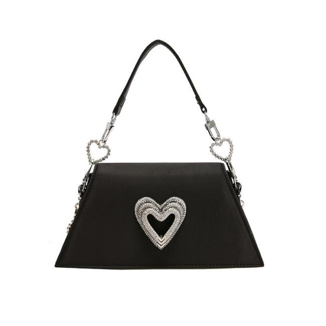 Umhängetasche | Minibag "Samantha Tripple Heart" – Damen Damen Taschen Damen